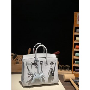 버킨 Birkin 25 (토고) 铂金灰