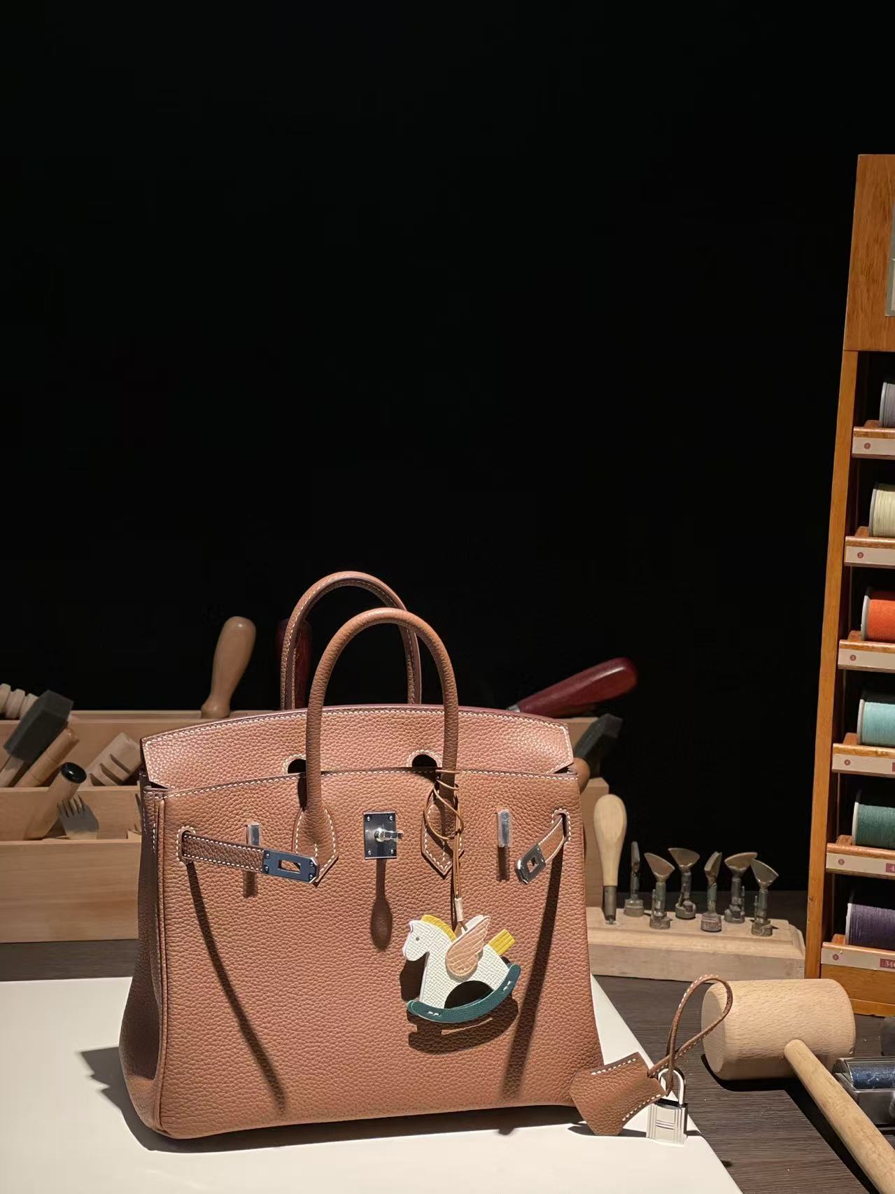 버킨 Birkin 25 (토고) 金棕