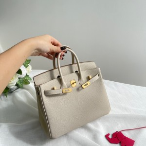 버킨 Birkin 25 (토고) 奶昔白金扣