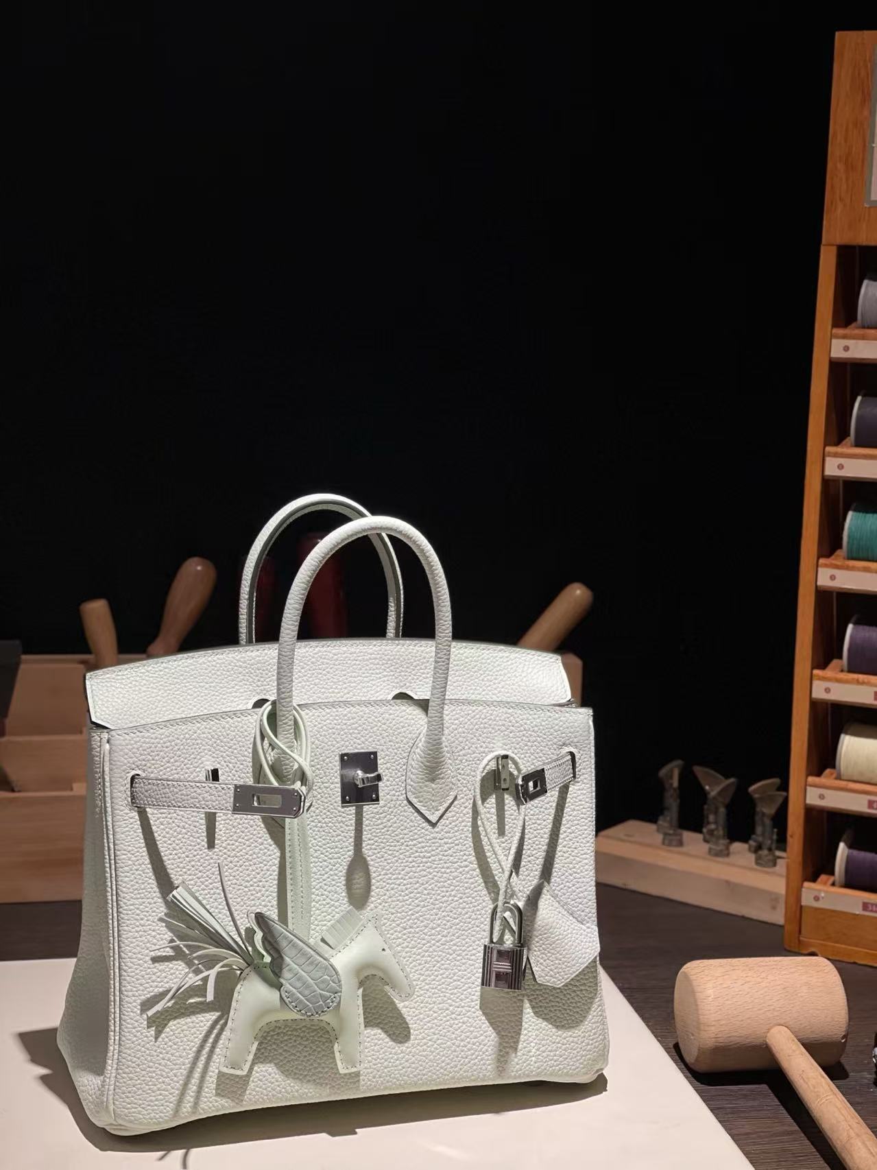 버킨 Birkin 25 (토고) 气泡绿