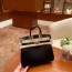 버킨 Birkin 25 복스（国box)黑色银扣