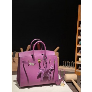 버킨 Birkin 25 앱송 (国epsom) 海葵紫金扣