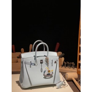  버킨 Birkin 25 스위프트 (国swift) 雾霾蓝