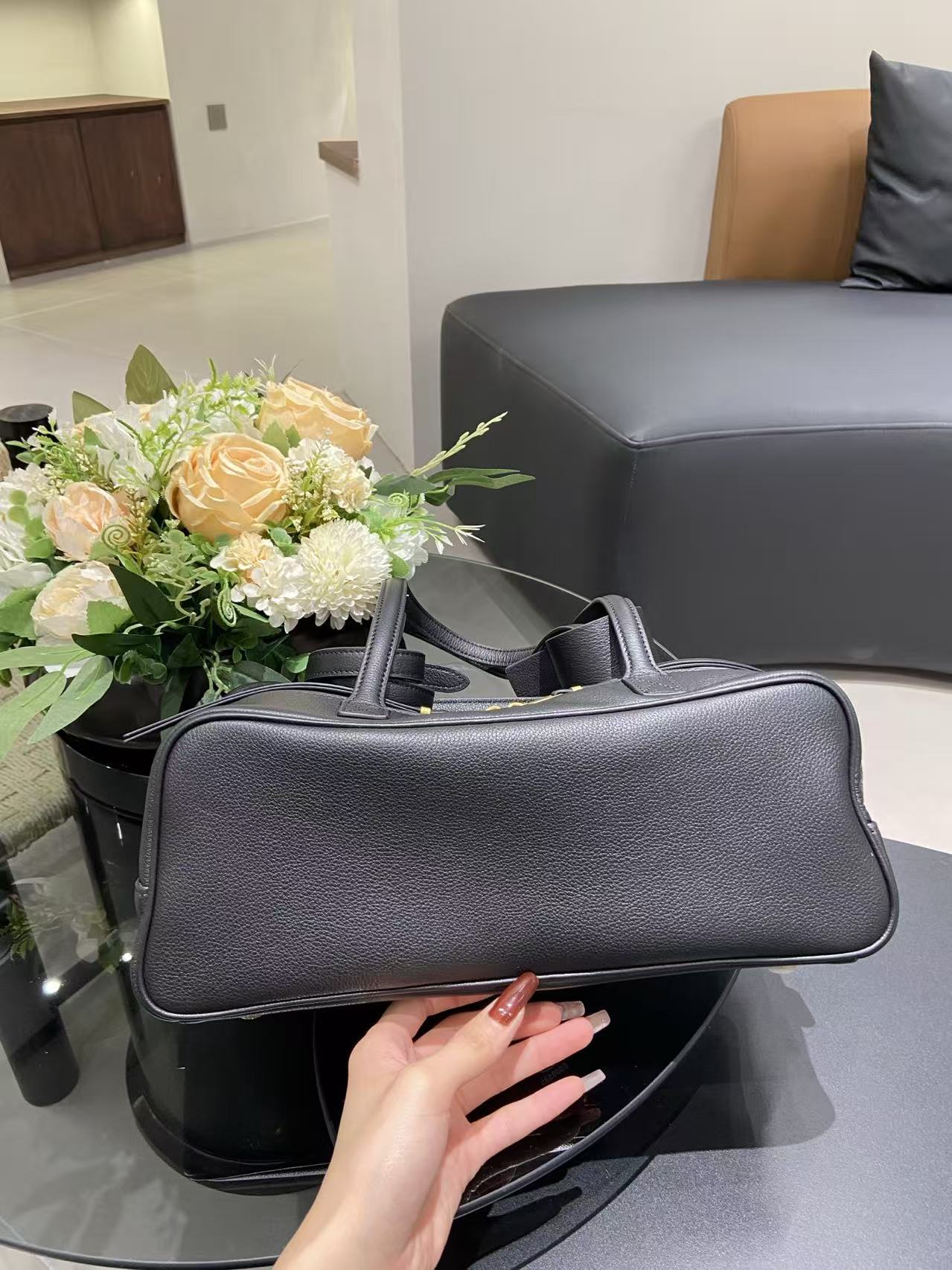 발렌시아가 볼링백 Balenciaga Carrie Bowling 블랙 스몰 小号黑色