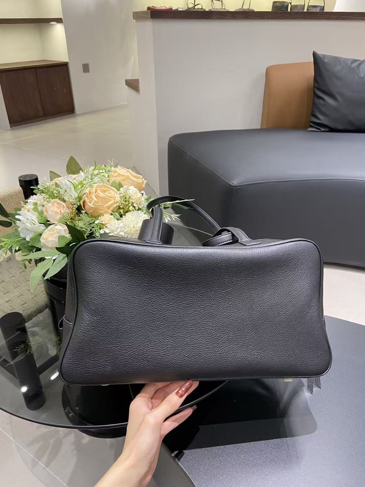 발렌시아가 볼링백 Balenciaga Carrie Bowling 블랙 라지 大号黑色