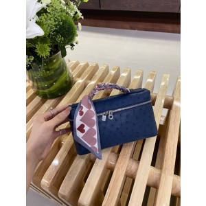 로로피아나 Loro Piana 19 타조가죽 鸵鸟皮午鸢尾蓝