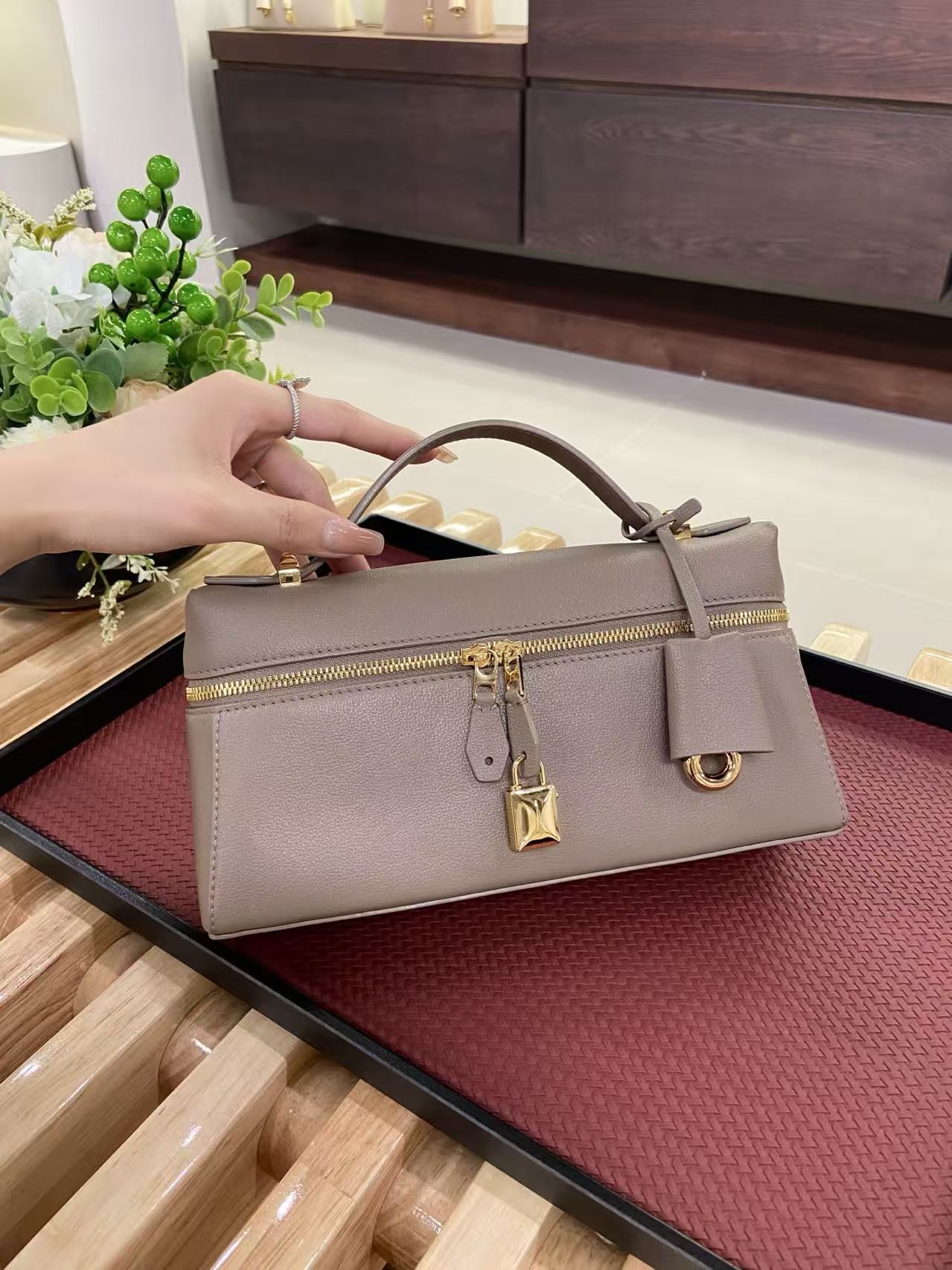 로로피아나 Loro Piana 23 보나도 砖石纹大象灰