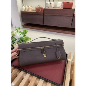 로로피아나 Loro Piana 33 原厂牛皮巧克力色