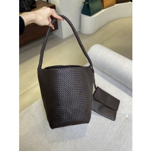 中号编制水桶（乌木色）