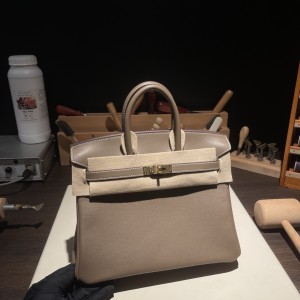 버킨 Birkin 25 스위프트 (swift) 大象灰金扣