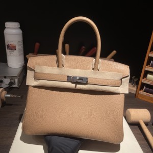 Birkin 30 (토고) 奶茶色银扣