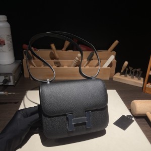 Constance mini(Epson) 18黑色银扣